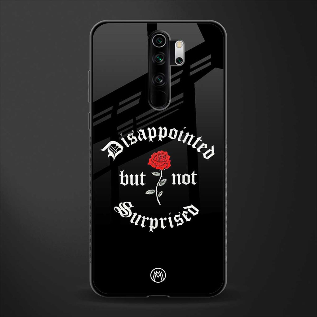 disappointed but not surprised glass case for redmi note 8 pro image
