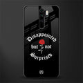 disappointed but not surprised glass case for redmi note 8 pro image