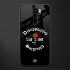 disappointed but not surprised glass case for redmi note 8 pro image
