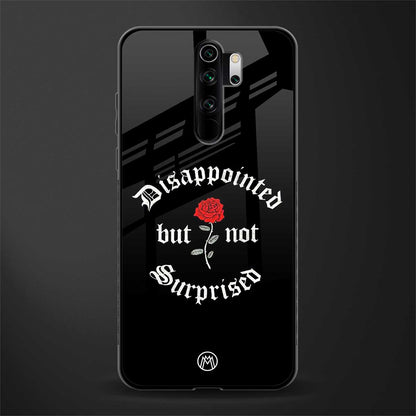 disappointed but not surprised glass case for redmi note 8 pro image