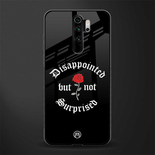 disappointed but not surprised glass case for redmi note 8 pro image