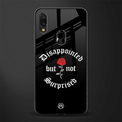 disappointed but not surprised glass case for redmi note 7 image