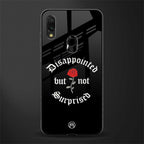 disappointed but not surprised glass case for redmi y3 image