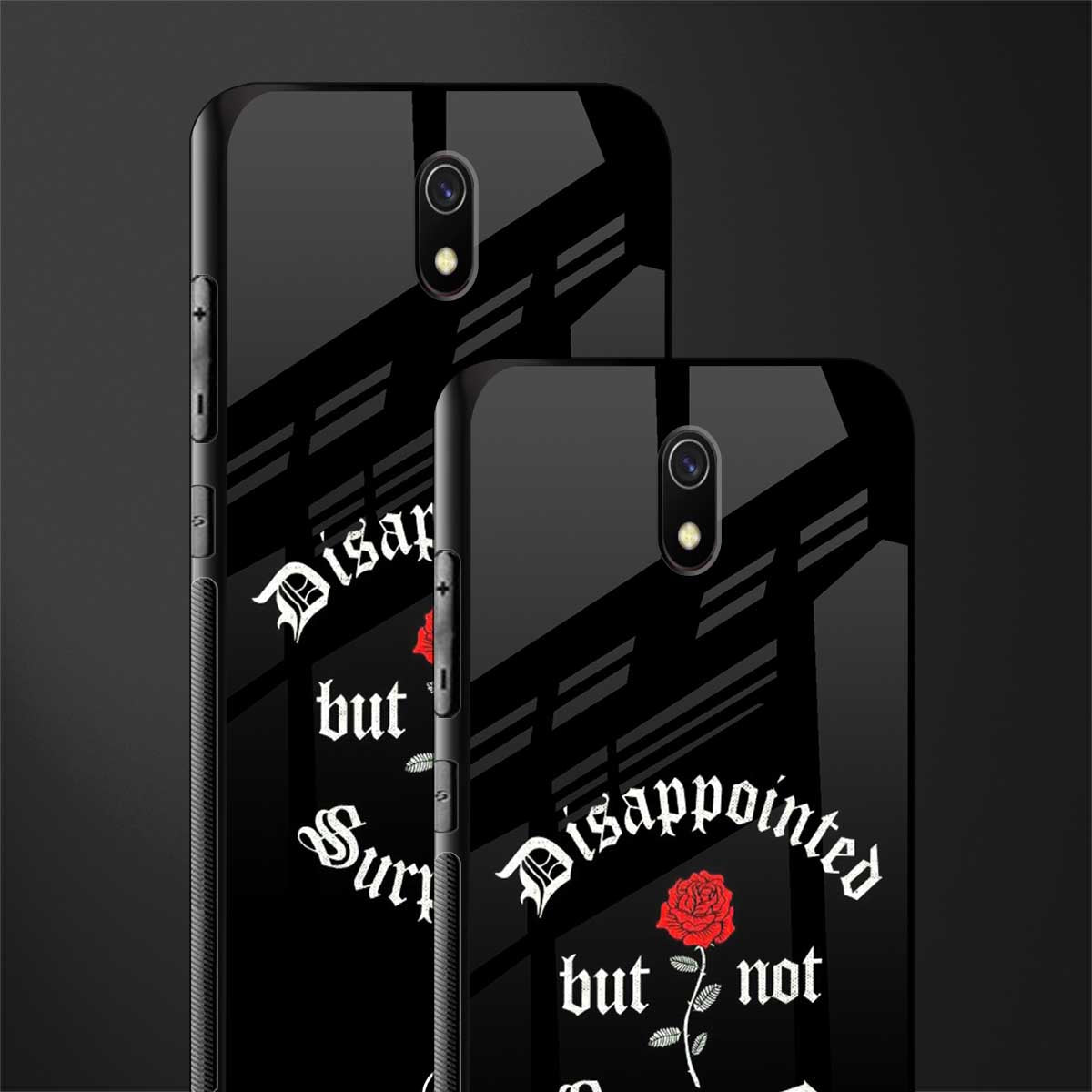 disappointed but not surprised glass case for redmi 8a image-2
