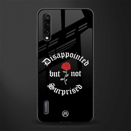 disappointed but not surprised glass case for mi a3 redmi a3 image
