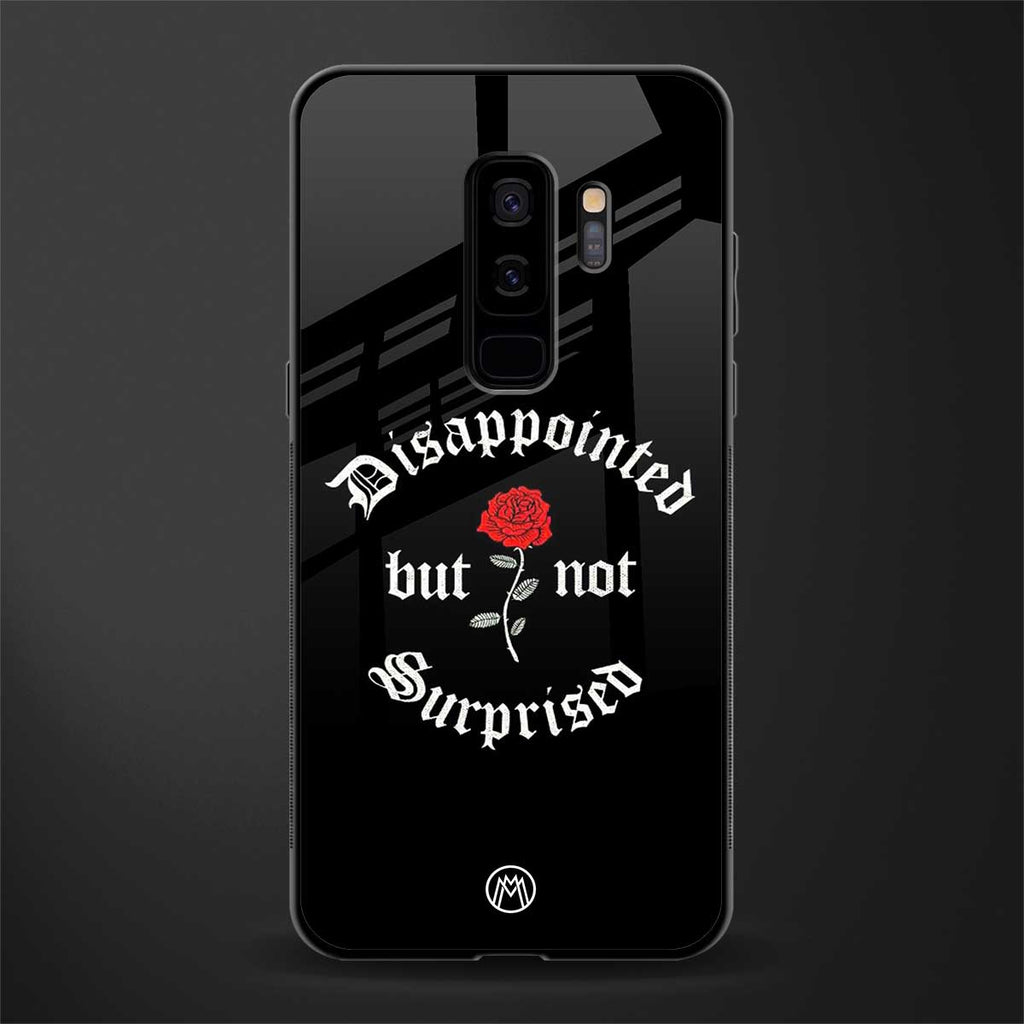 disappointed but not surprised glass case for samsung galaxy s9 plus image