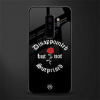 disappointed but not surprised glass case for samsung galaxy s9 plus image