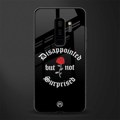 disappointed but not surprised glass case for samsung galaxy s9 plus image