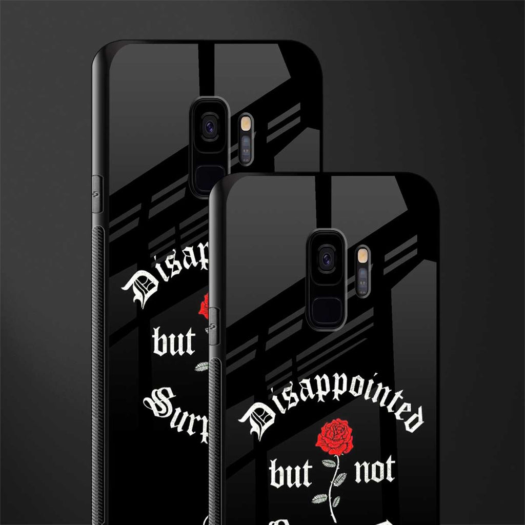 disappointed but not surprised glass case for samsung galaxy s9 image-2