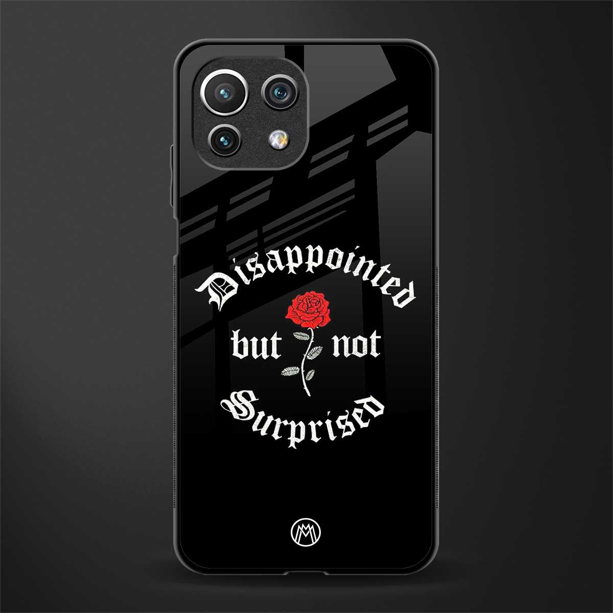 disappointed but not surprised glass case for mi 11 lite image