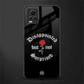 disappointed but not surprised back phone cover | glass case for vivo y73