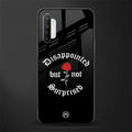 disappointed but not surprised glass case for realme x2 image