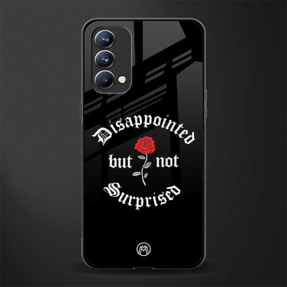 disappointed but not surprised glass case for oppo f19s image