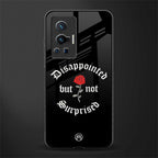 disappointed but not surprised glass case for vivo x70 pro image