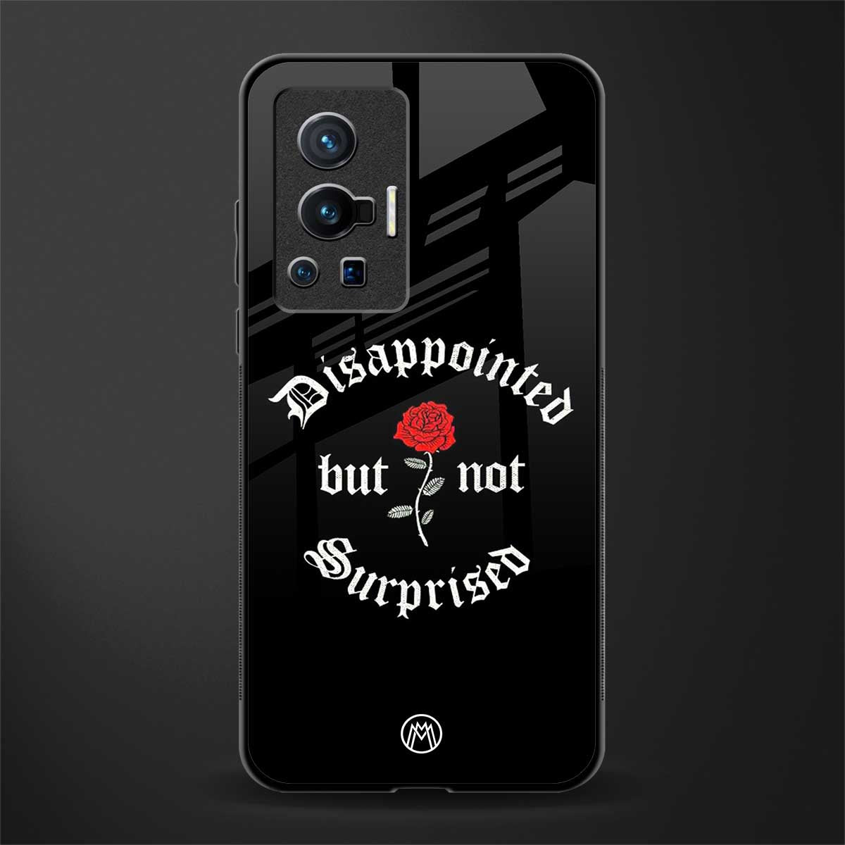 disappointed but not surprised glass case for vivo x70 pro image