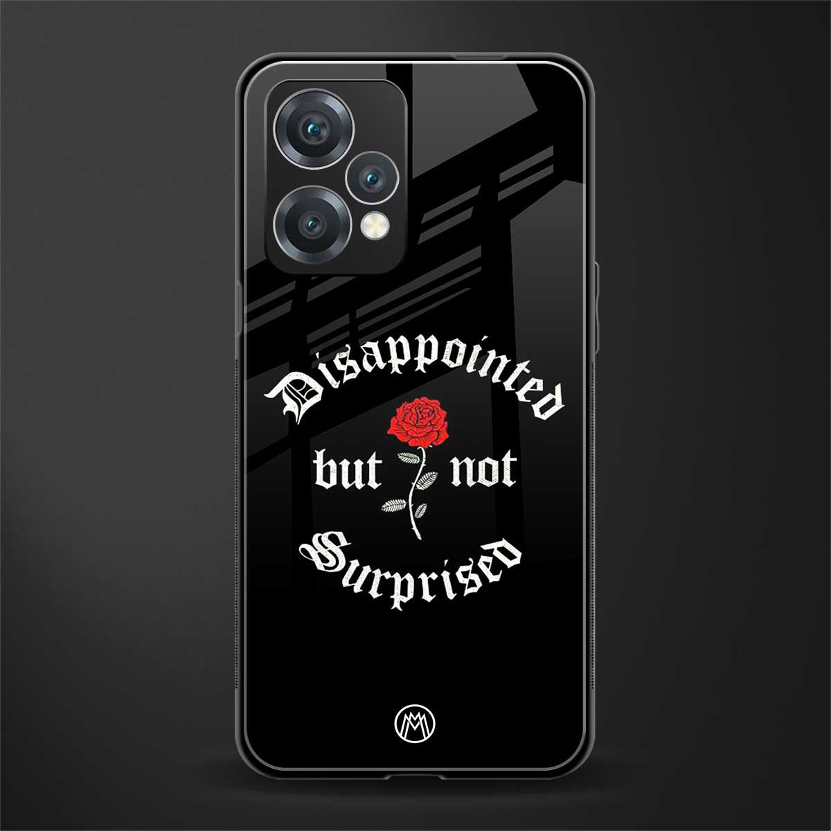 disappointed but not surprised back phone cover | glass case for realme 9 pro 5g