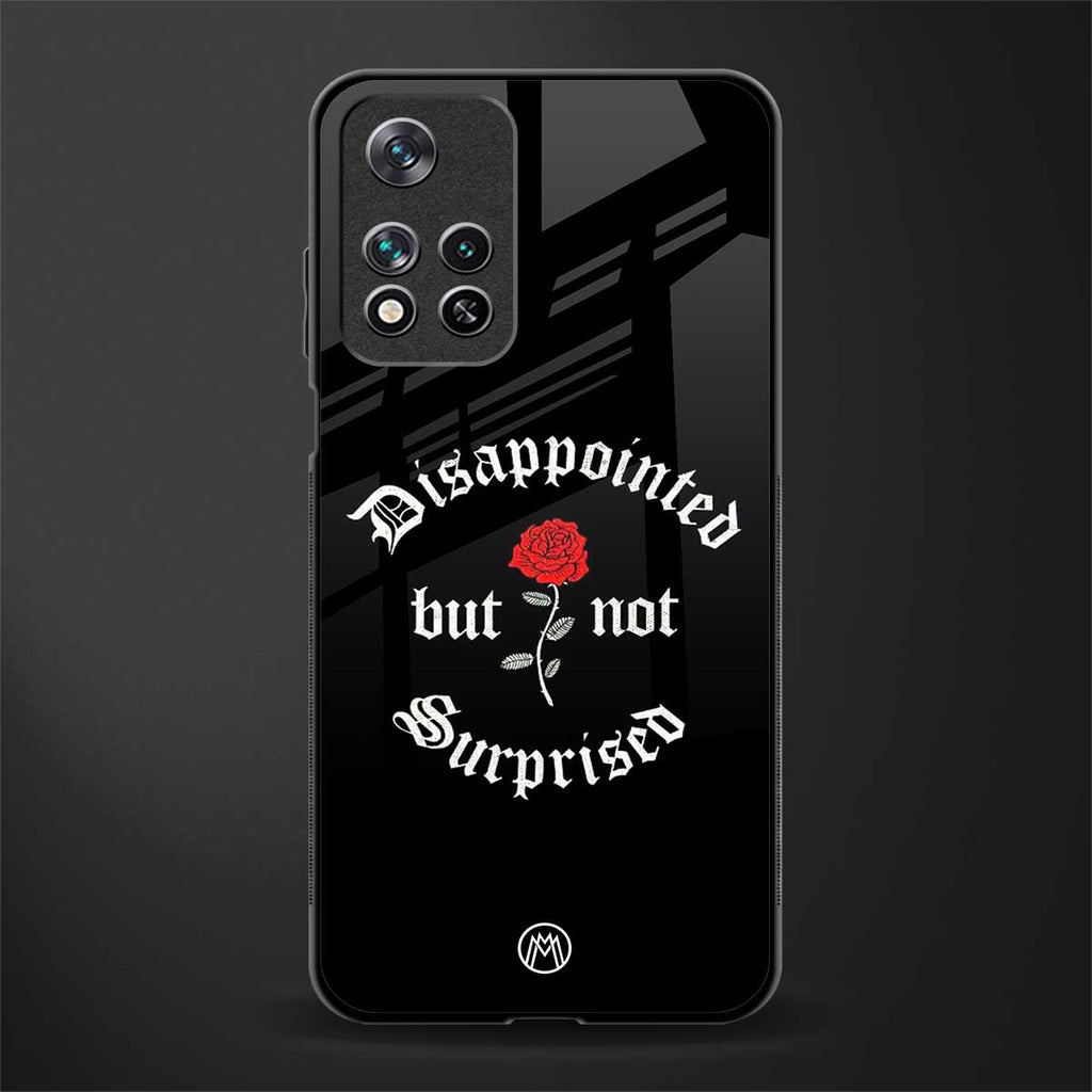 disappointed but not surprised glass case for poco m4 pro 5g image