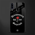 disappointed but not surprised glass case for samsung galaxy a20s image