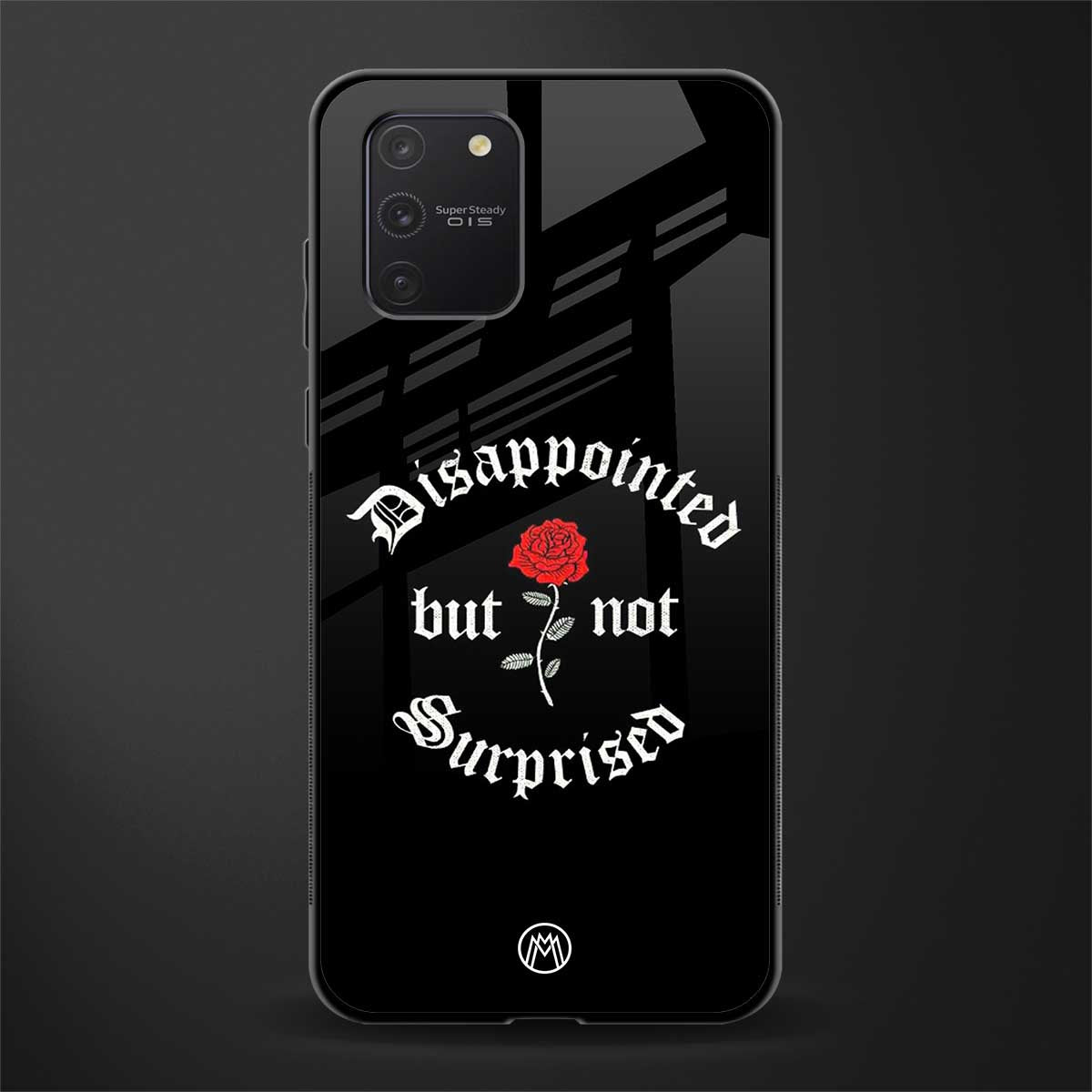 disappointed but not surprised glass case for samsung galaxy s10 lite image