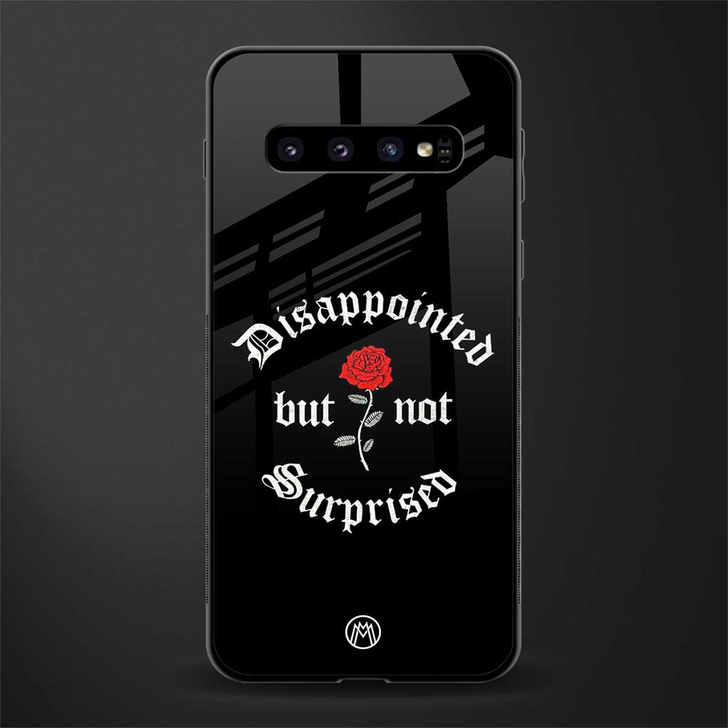 disappointed but not surprised glass case for samsung galaxy s10 plus image