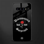 disappointed but not surprised glass case for samsung galaxy s10 plus image