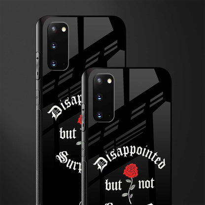 disappointed but not surprised glass case for samsung galaxy s20 image-2