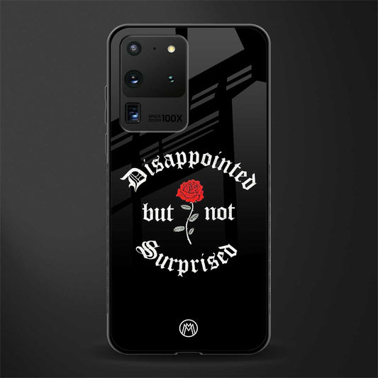 disappointed but not surprised glass case for samsung galaxy s20 ultra image
