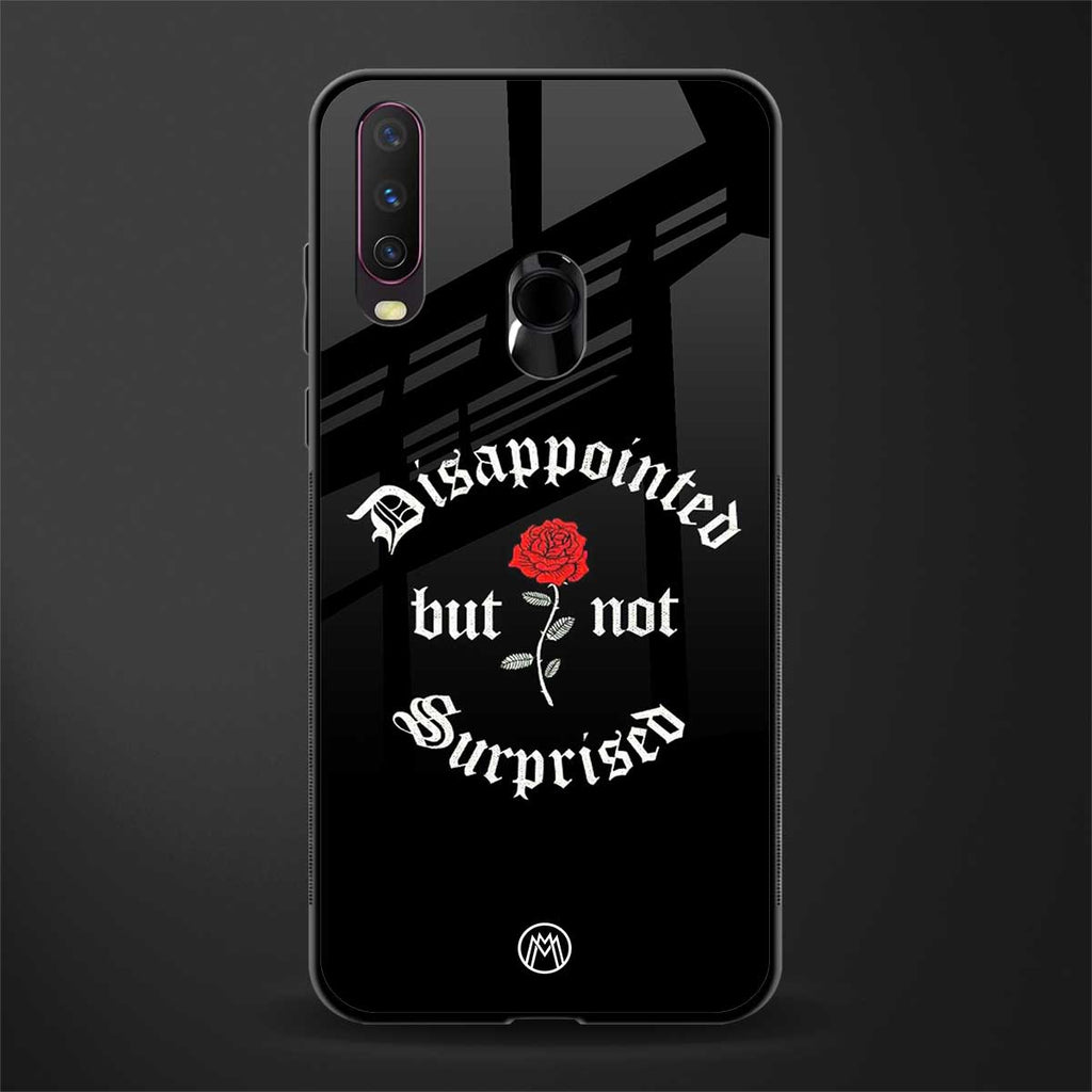 disappointed but not surprised glass case for vivo y17 image