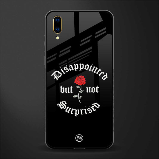 disappointed but not surprised glass case for vivo v11 pro image