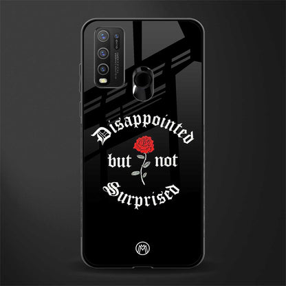 disappointed but not surprised glass case for vivo y50 image