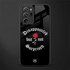 disappointed but not surprised glass case for samsung galaxy note 20 ultra 5g image
