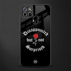 disappointed but not surprised glass case for realme c25 realme c25s image