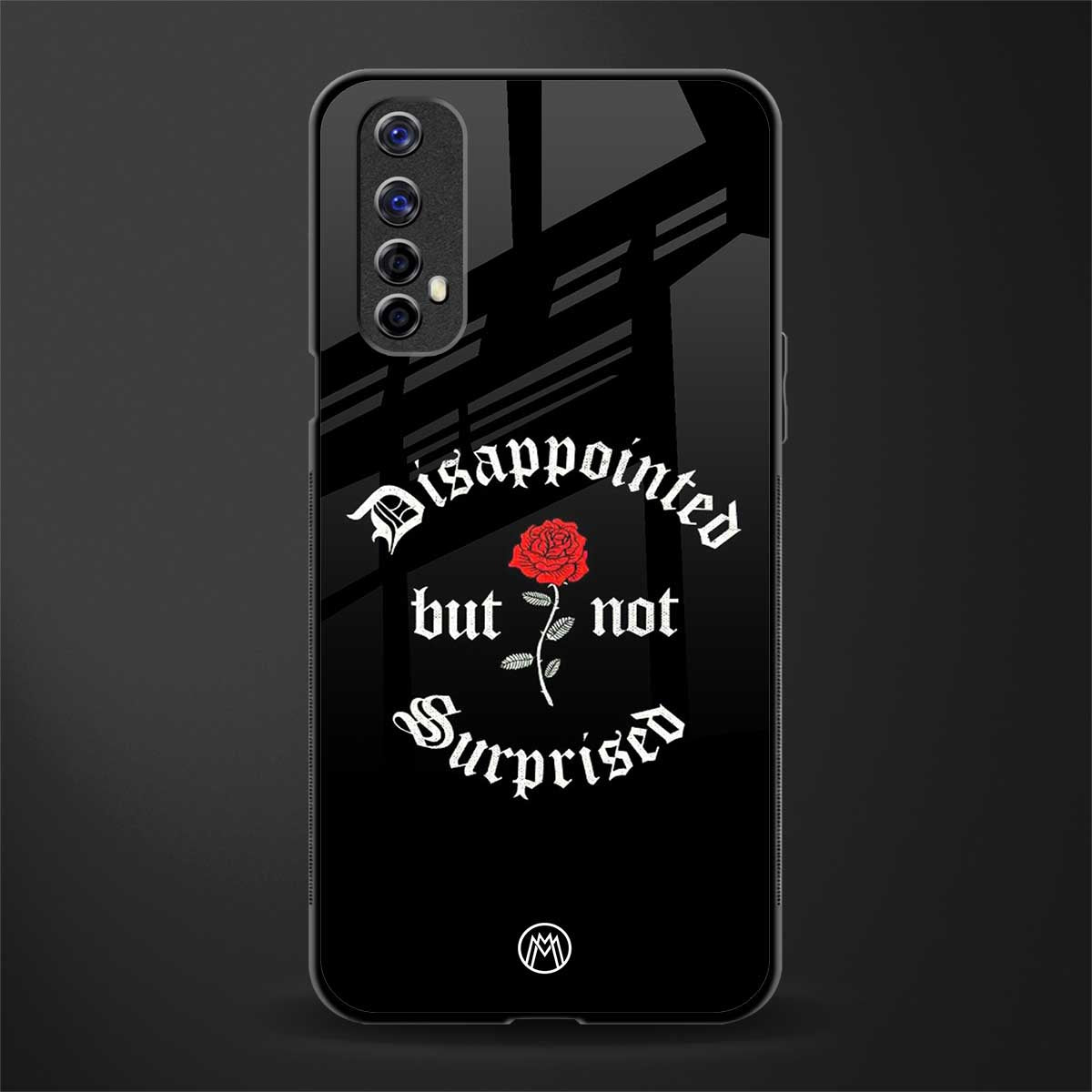 disappointed but not surprised glass case for realme 7 image
