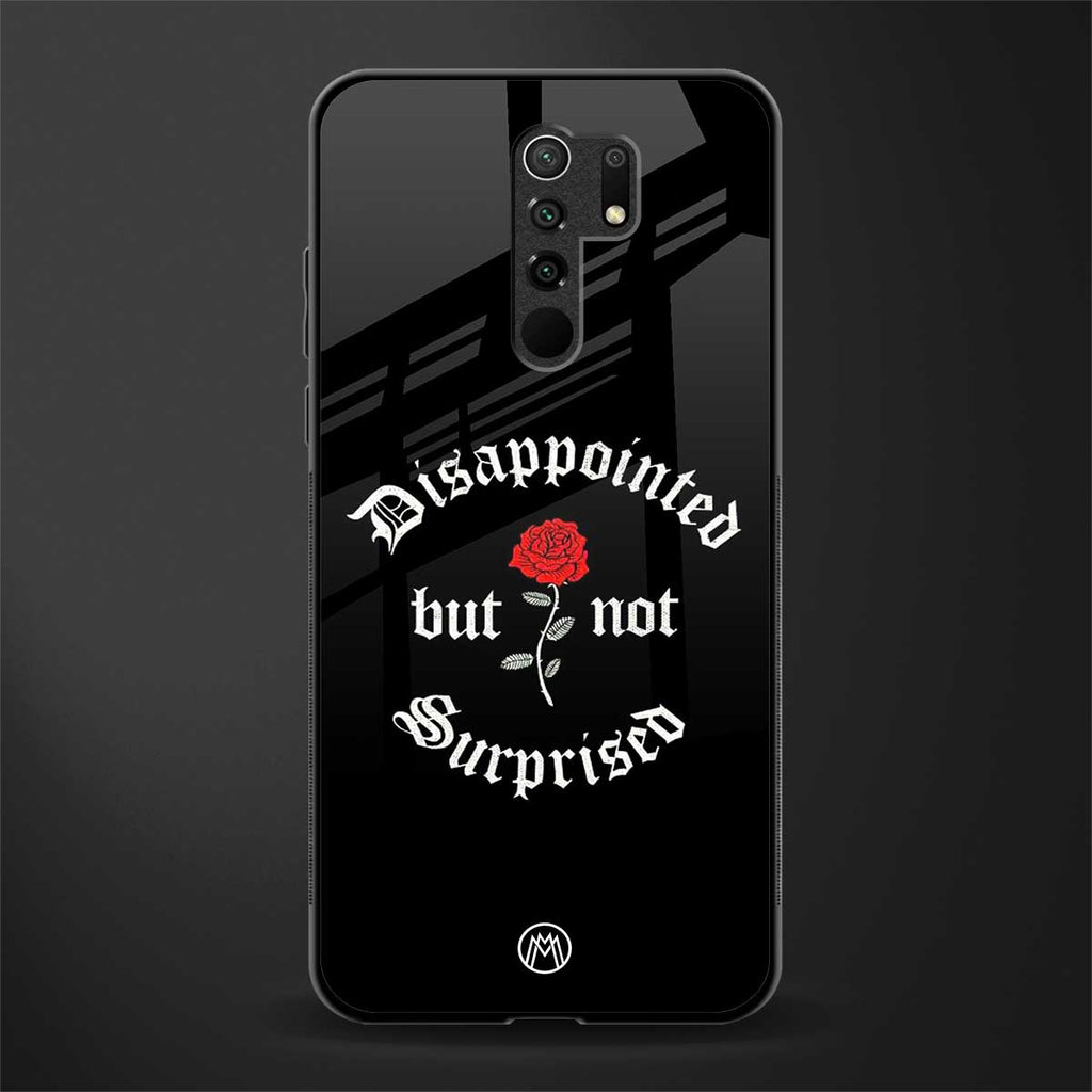 disappointed but not surprised glass case for redmi 9 prime image