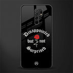 disappointed but not surprised glass case for poco m2 image
