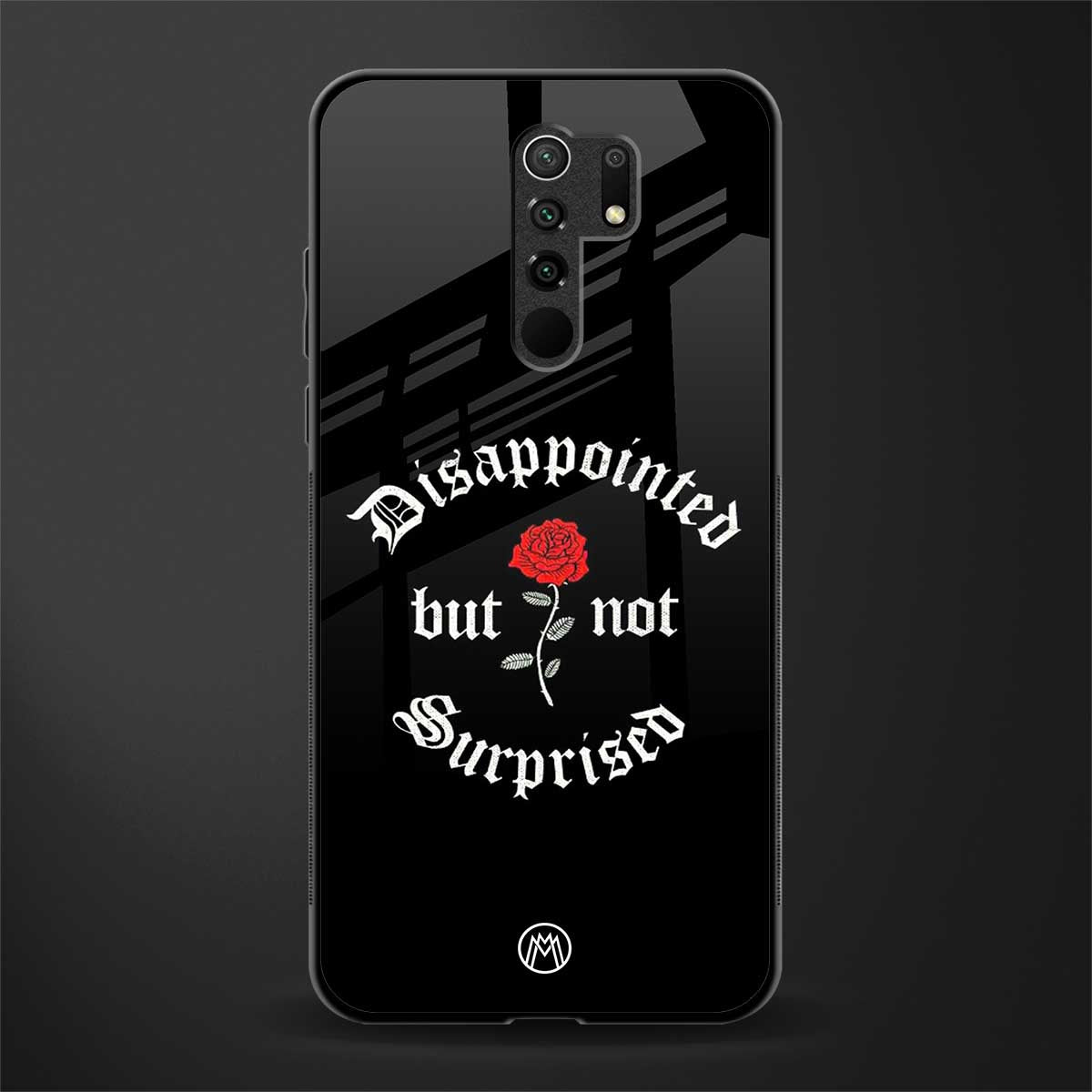disappointed but not surprised glass case for poco m2 image