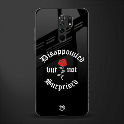 disappointed but not surprised glass case for poco m2 image