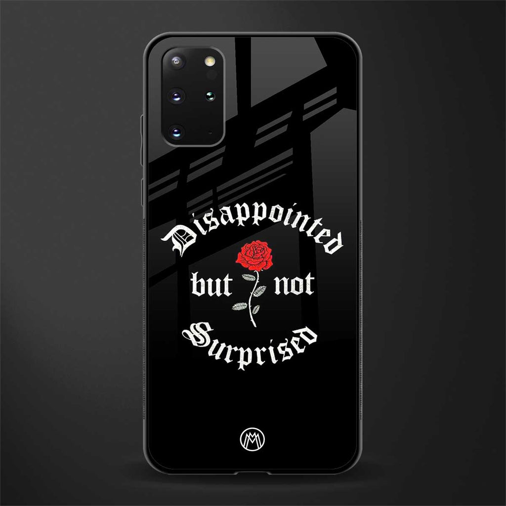 disappointed but not surprised glass case for samsung galaxy s20 plus image