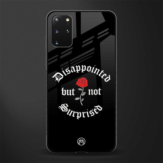 disappointed but not surprised glass case for samsung galaxy s20 plus image