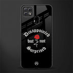 disappointed but not surprised glass case for oppo a15s image