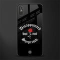 disappointed but not surprised glass case for redmi 9a image