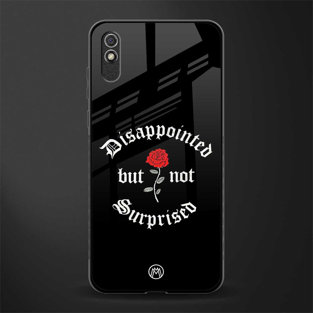 disappointed but not surprised glass case for redmi 9i image