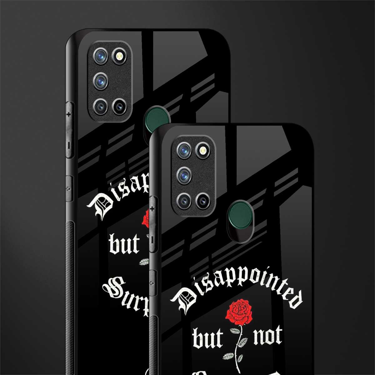disappointed but not surprised glass case for realme 7i image-2