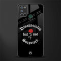 disappointed but not surprised glass case for realme 7i image