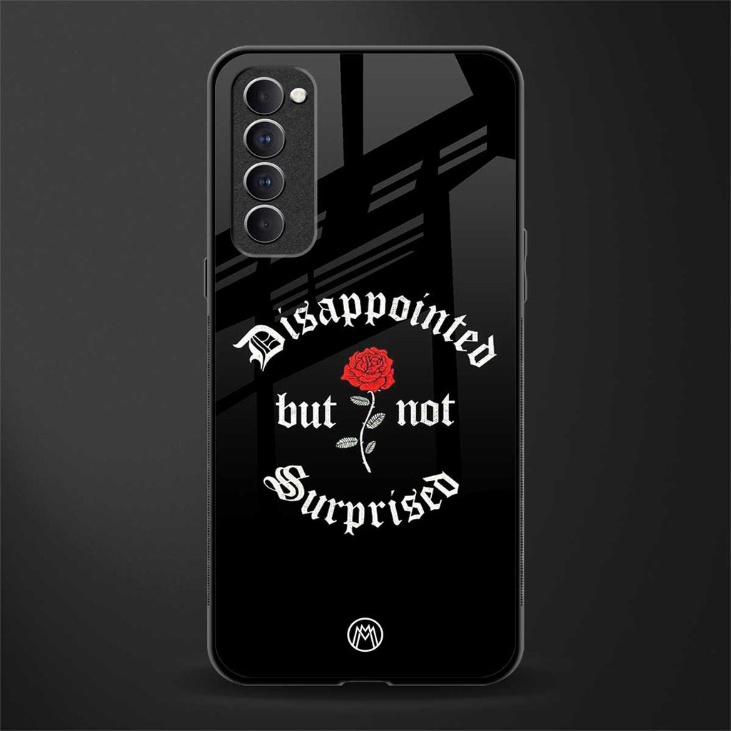 disappointed but not surprised glass case for oppo reno 4 pro image