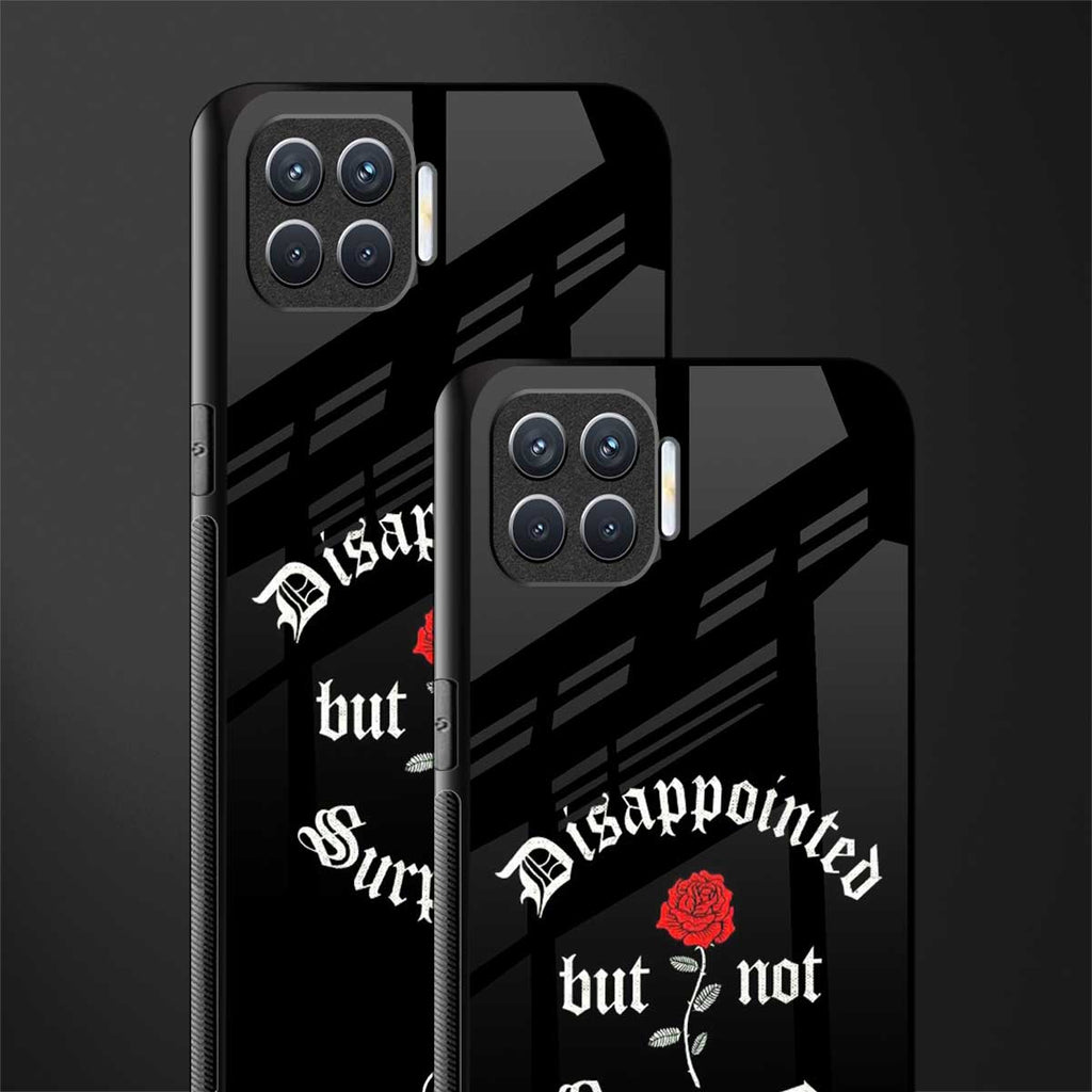 disappointed but not surprised glass case for oppo f17 image-2