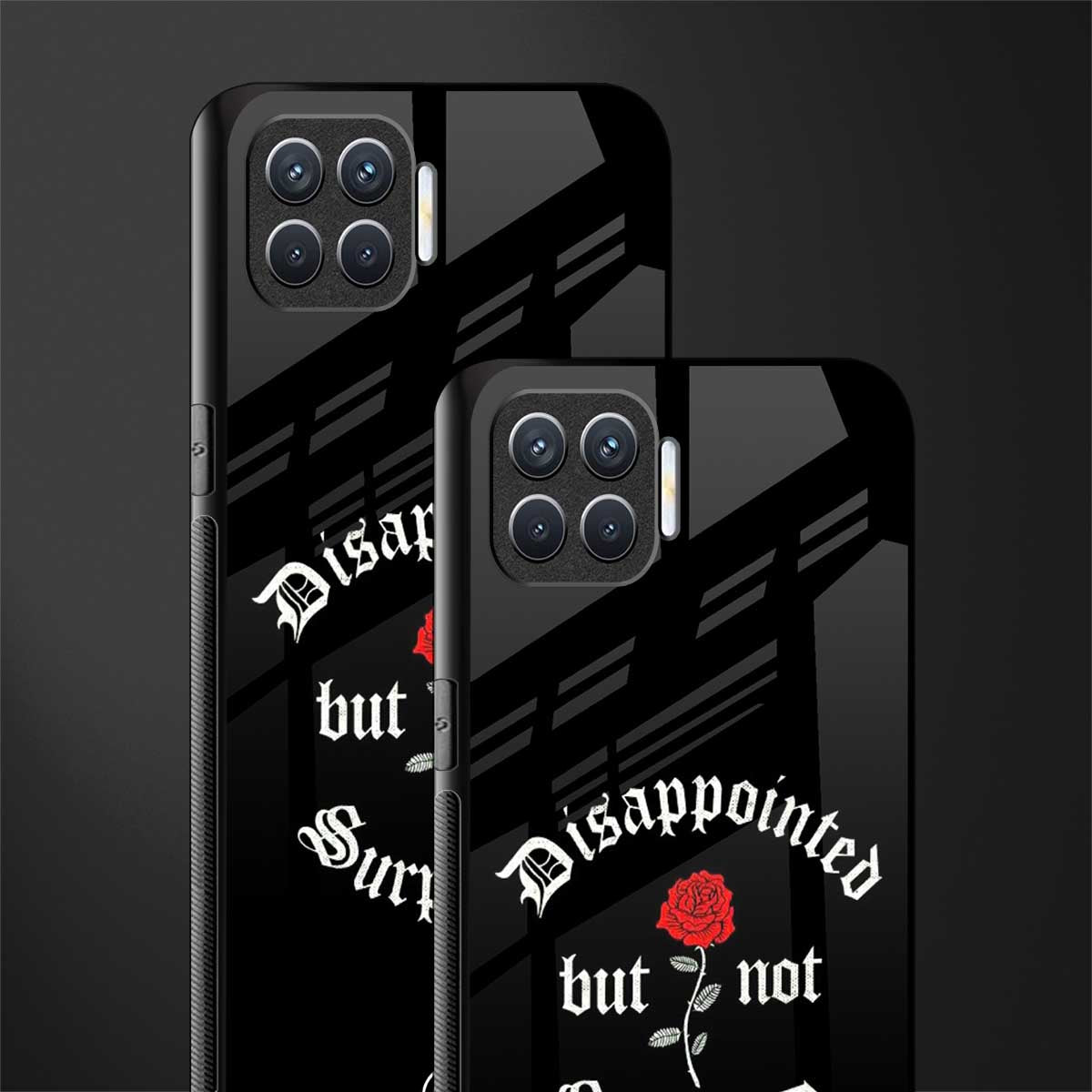 disappointed but not surprised glass case for oppo f17 image-2