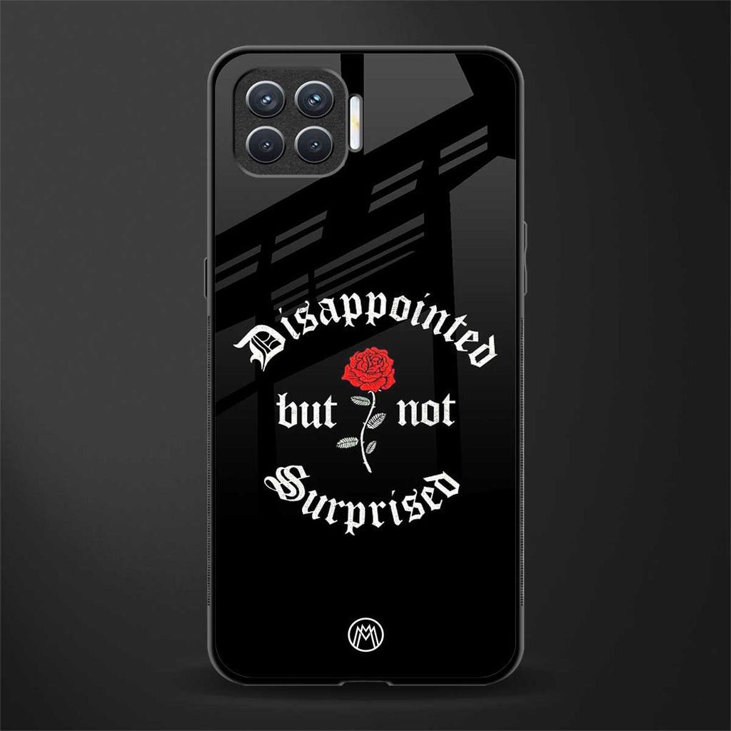 disappointed but not surprised glass case for oppo f17 image