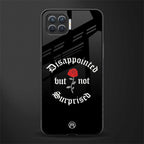 disappointed but not surprised glass case for oppo f17 image