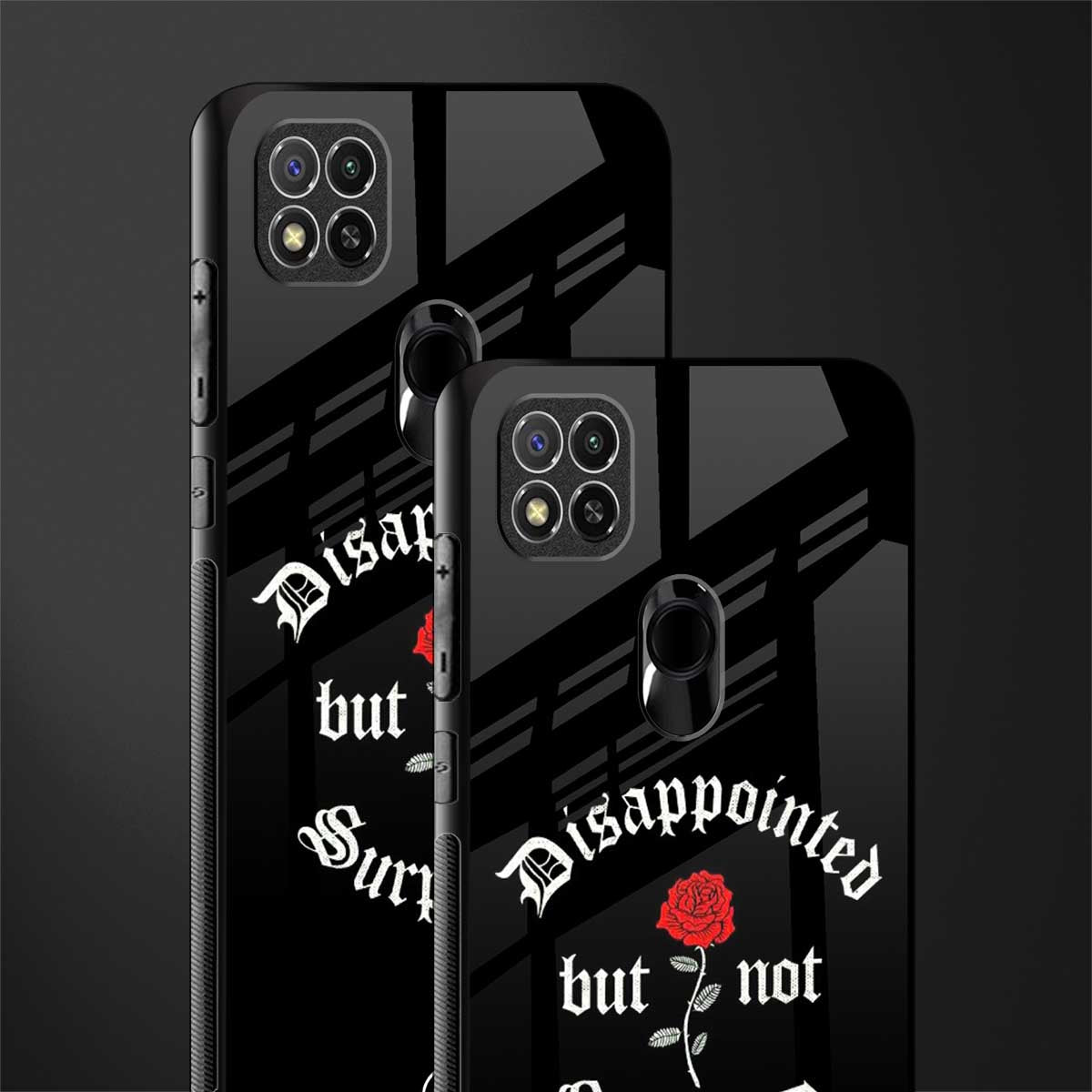 disappointed but not surprised glass case for redmi 9 image-2